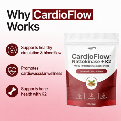 Aviora CardioFlow Nattokinase + K2