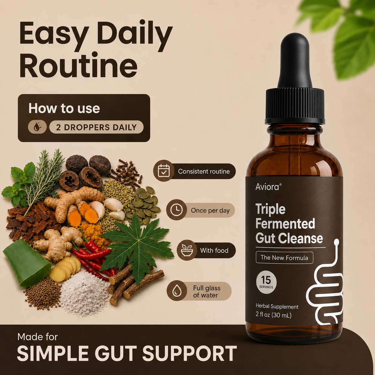 Triple Fermented Gut Cleanse