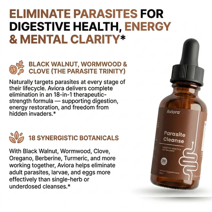 Black Walnut Wormwood Clove Gut Cleanse