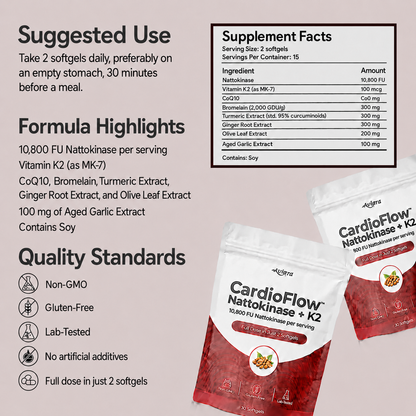 Aviora CardioFlow Nattokinase + K2