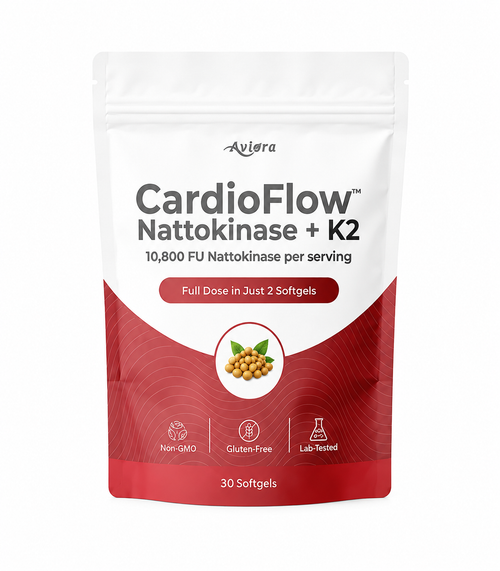 [Limited Time Offer] Aviora Cardioflow Nattikonase + K2