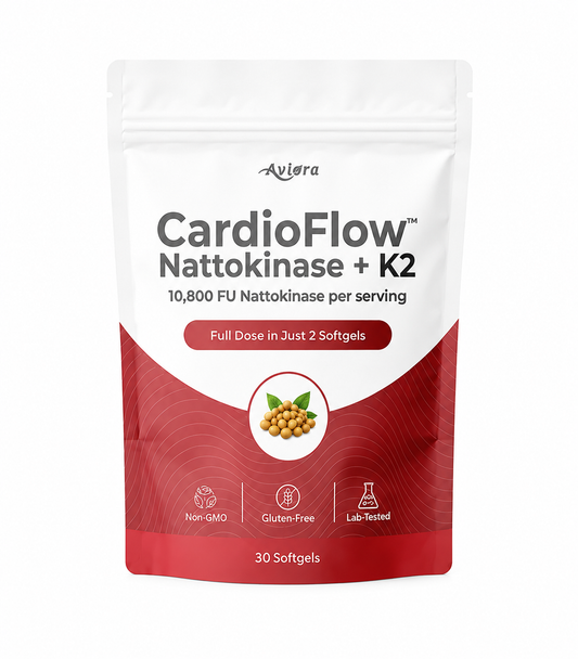 [Limited Time Offer] Aviora Cardioflow Nattikonase + K2