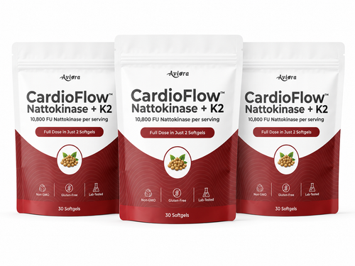 [Limited Time Offer] Aviora CardioFlow Nattokinase + K2